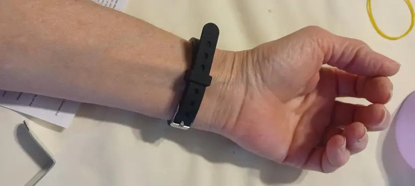 Stainless Steel Adjustable Black Strap Bible Verse Bracelet for Men